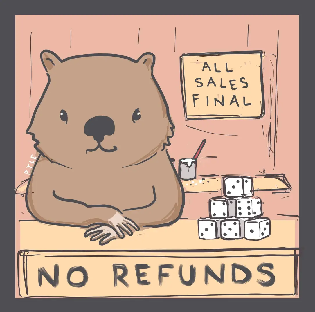 ALL SALES FINAL NO REFUNDS